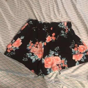 Beautiful pink black and blue shorts